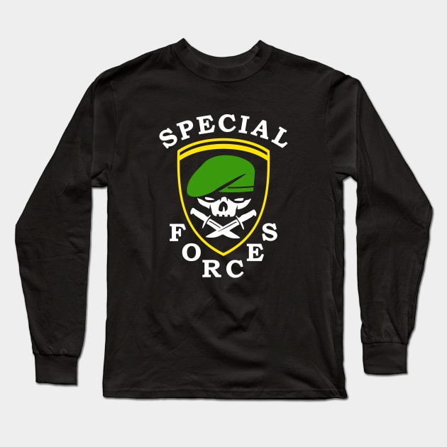 Mod.4 Special Forces Airborne Army Commando Long Sleeve T-Shirt by parashop